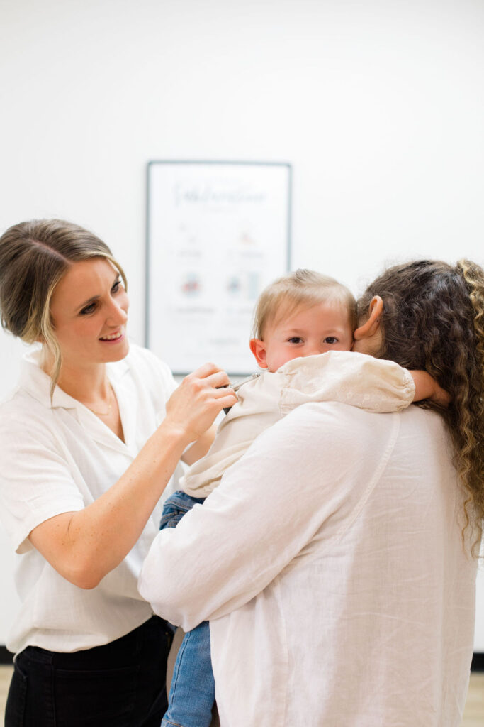 chiropractor talking with patient in fort collins 